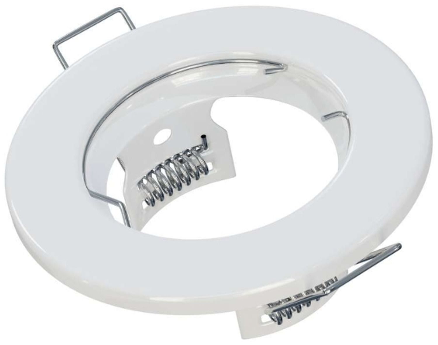 LED Labs SARA Einbaurahmen für GU10 Deckenleuchte IP20 Rund Ø 55 mm Bohrloch Weiß Bild 1