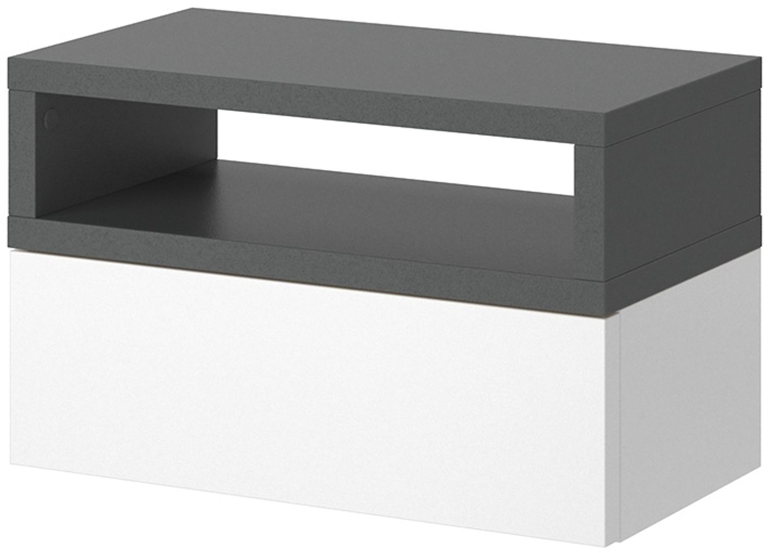 Nachttisch Urbano Anthrazit 45 x 28 cm Vicco Bild 1