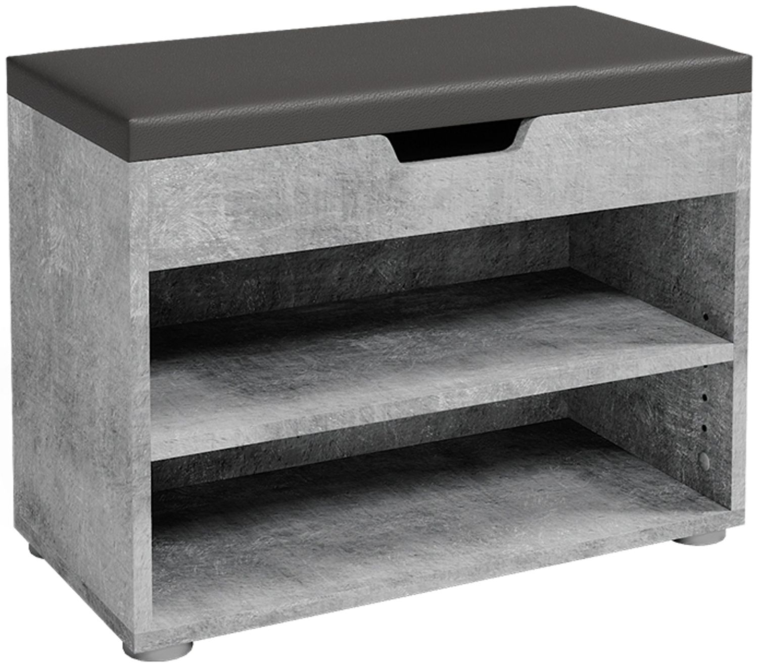 Schuhbank Rolfe Beton 60 x 45 cm Vicco Bild 1