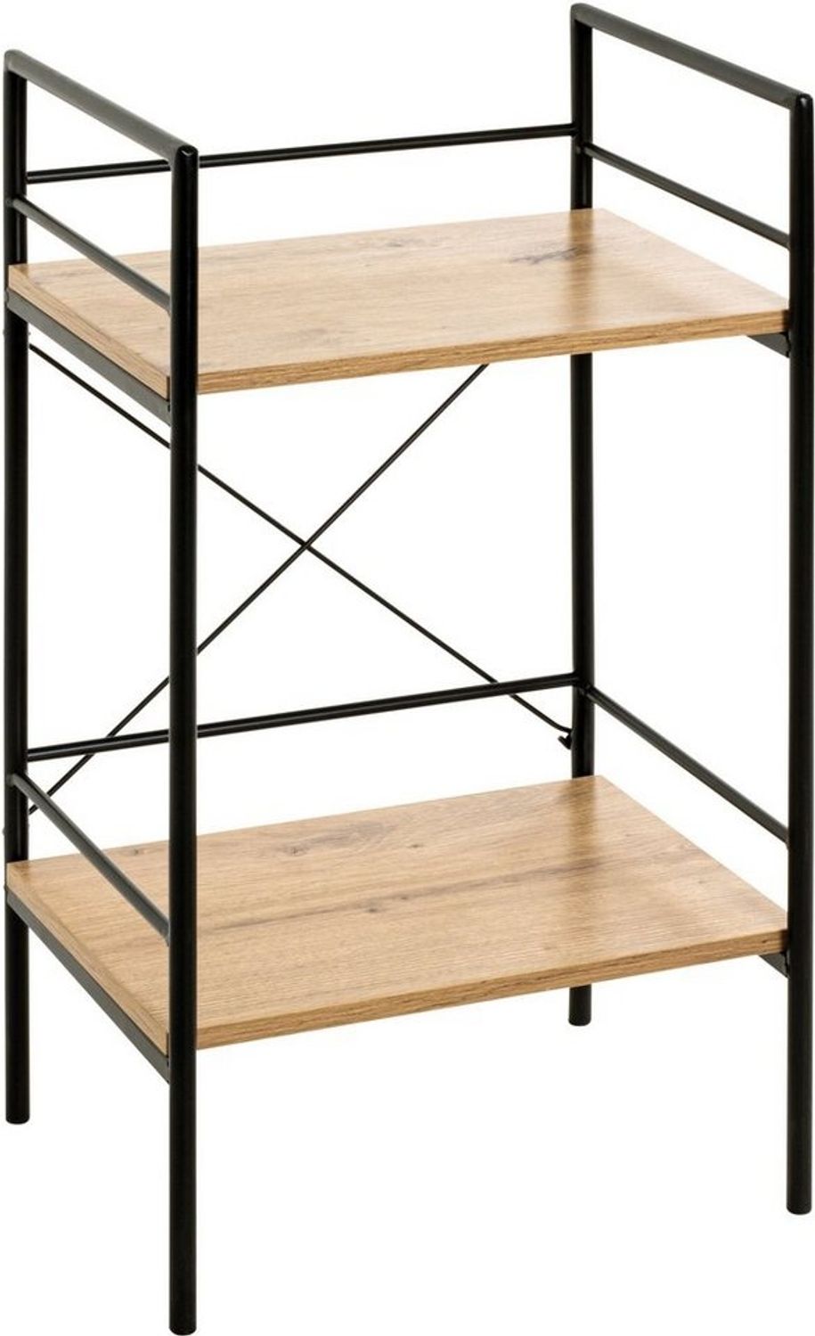 HAKU Möbel Beistelltisch - schwarz-eiche - H. 62cm x B. 34cm - HAKU-21957 Bild 1