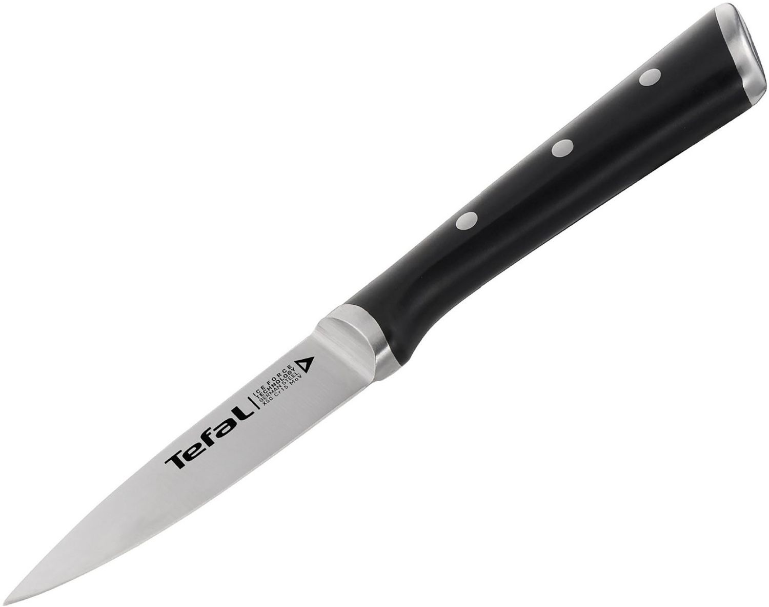 Tefal 'Ice Force' Schälmesser, Edelstahl schwarz, 9 cm Bild 1