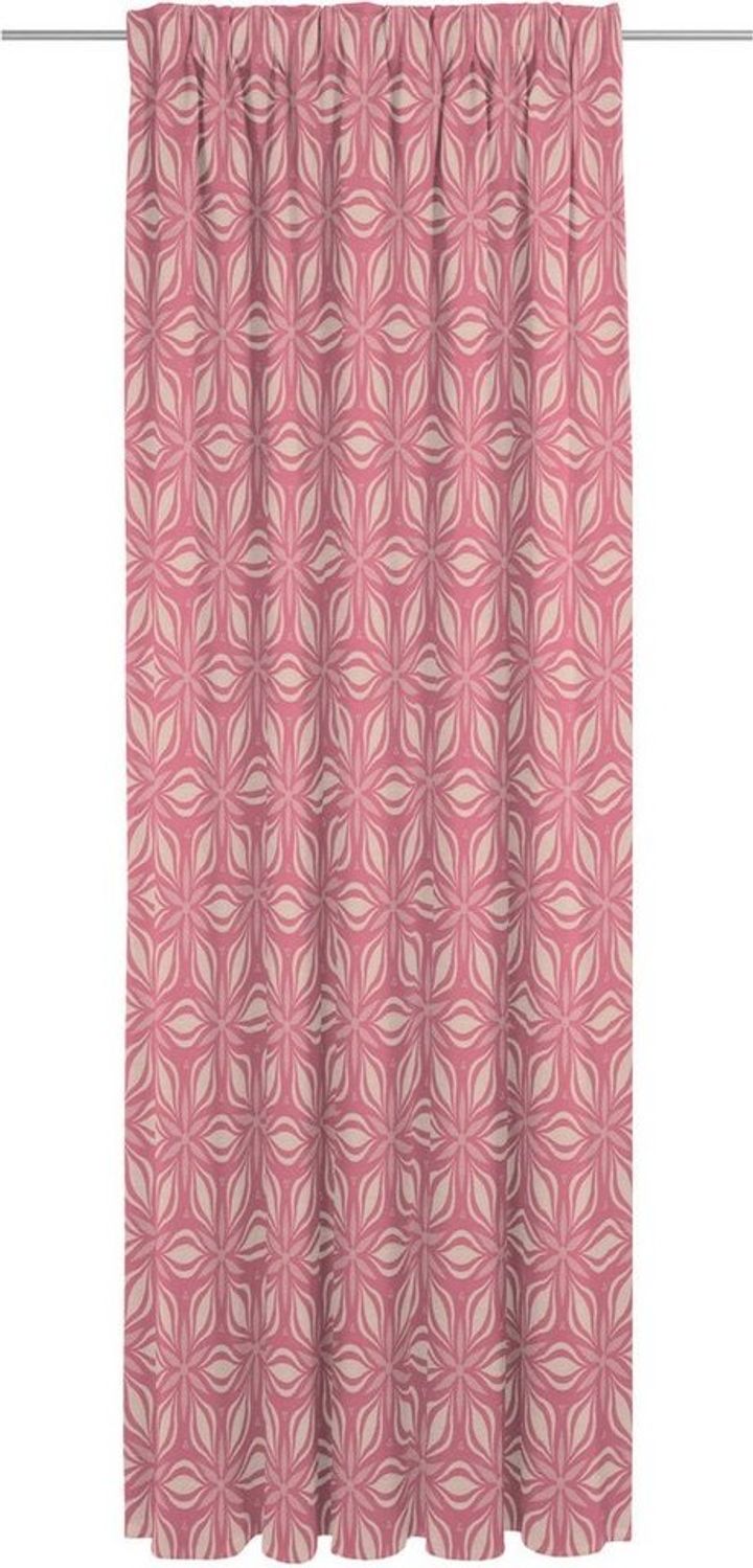 Adam Vorhang Retro Floret (1 St), Multifunktionsband, blickdicht, Jacquard, aus 100% Bio-Baumwolle Bild 1