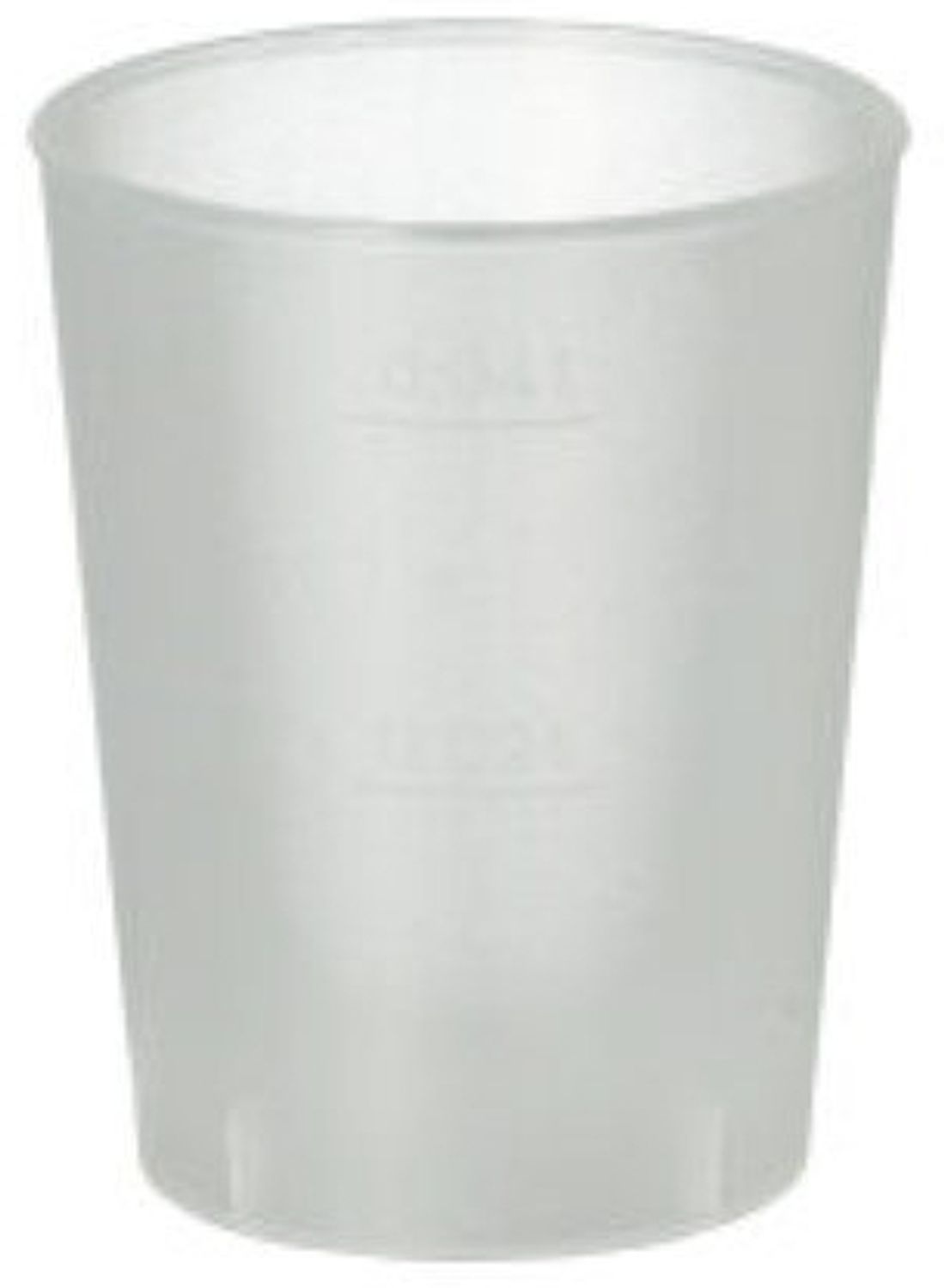 40 Mehrweg-Gläser für Schnaps PP 4 cl Ø 4,3 cm · 5,2 cm satiniert Bild 1