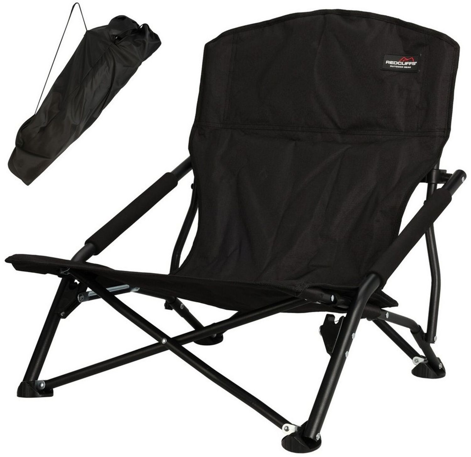 Koopman Faltstuhl Faltstuhl Campingstuhl Gartenstuhl Tragetasche (1 St), Schwarz, Tragetasche, 59x58x62cm, faltbar, Camping Bild 1