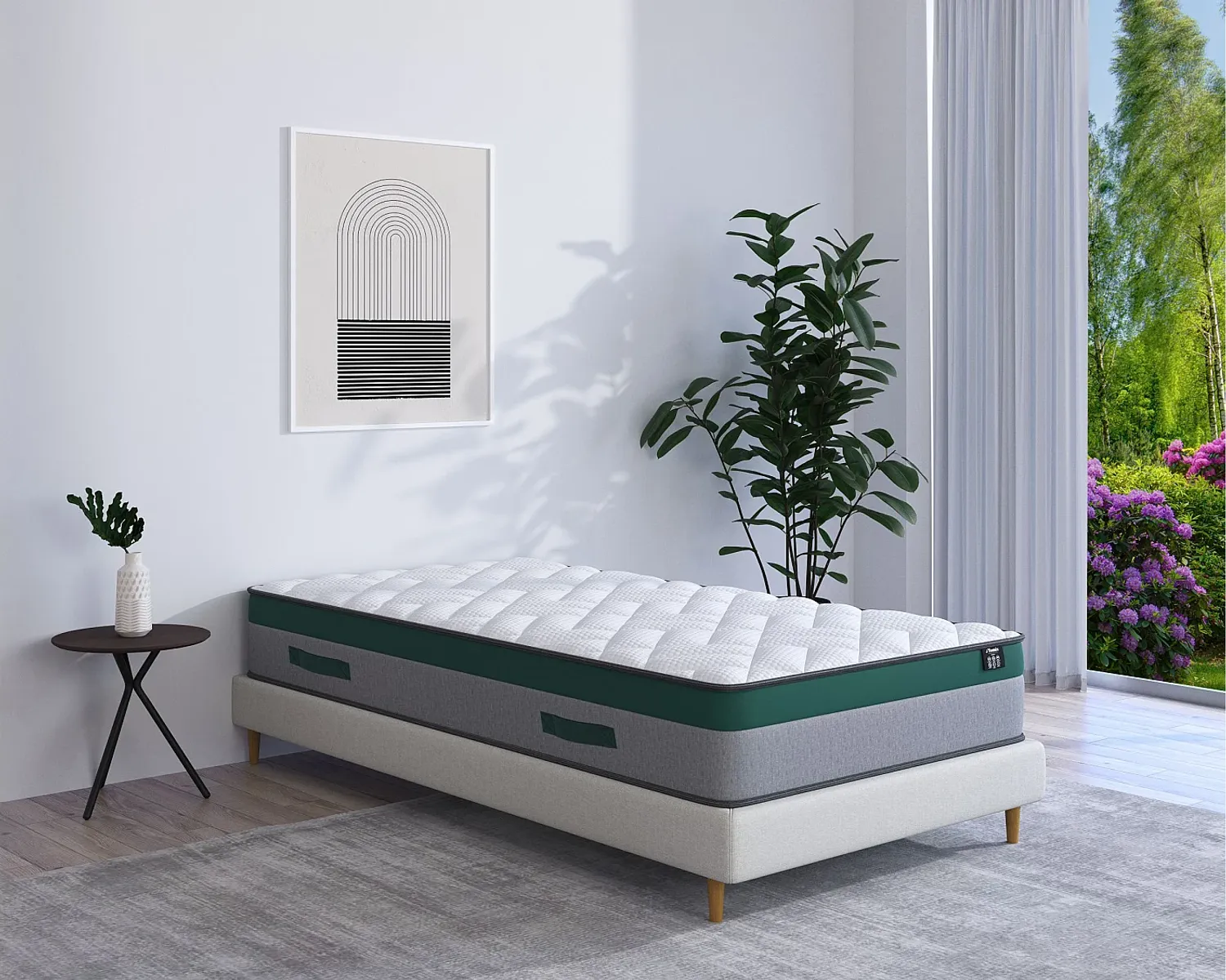 Taschenfederkernmatratze Prestige - 90x200 cm - Härtegrad 2 Bild 1