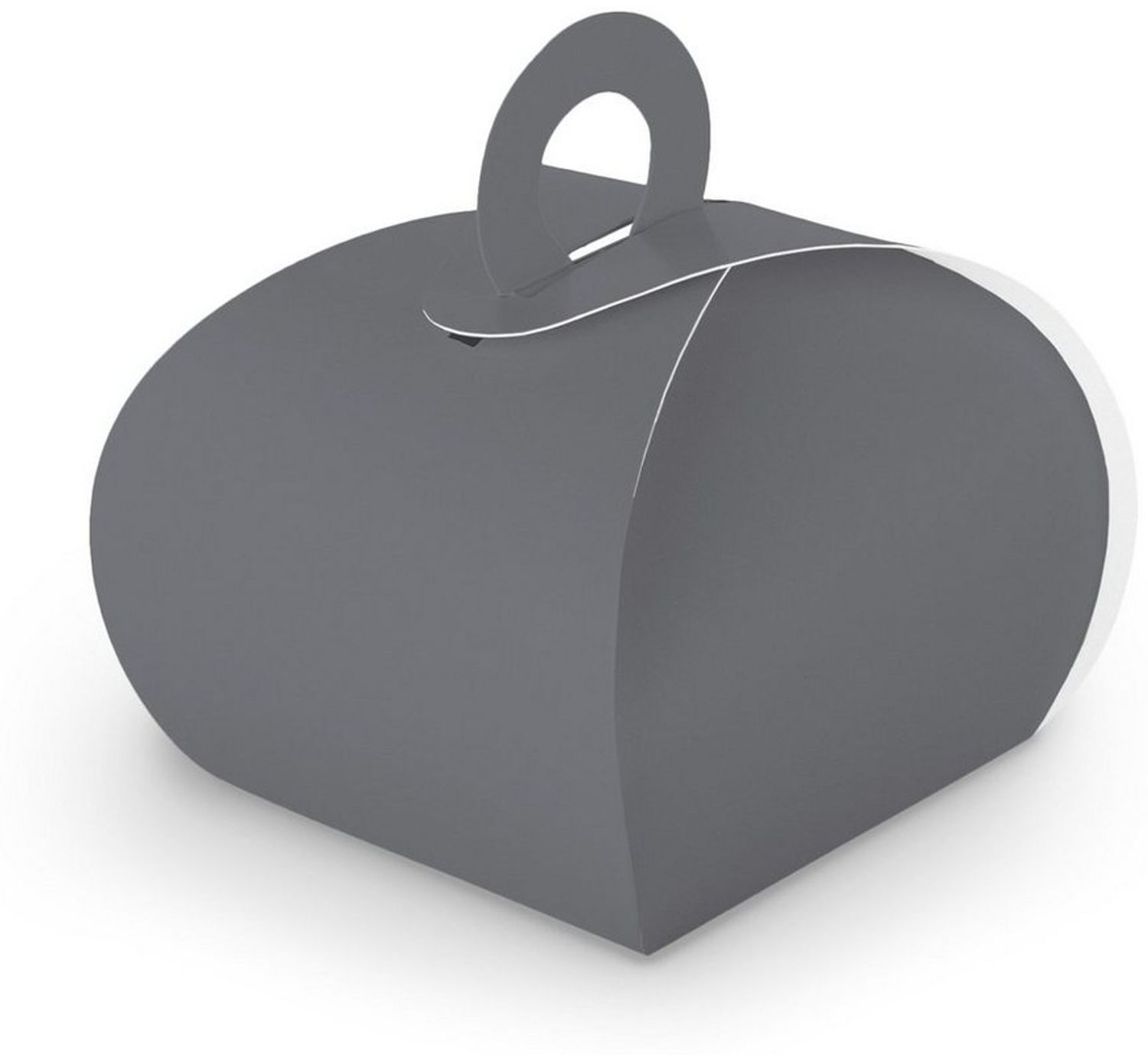 itenga Geschenkbox itenga Geschenkbox mit Griff grau aus Karton Bild 1
