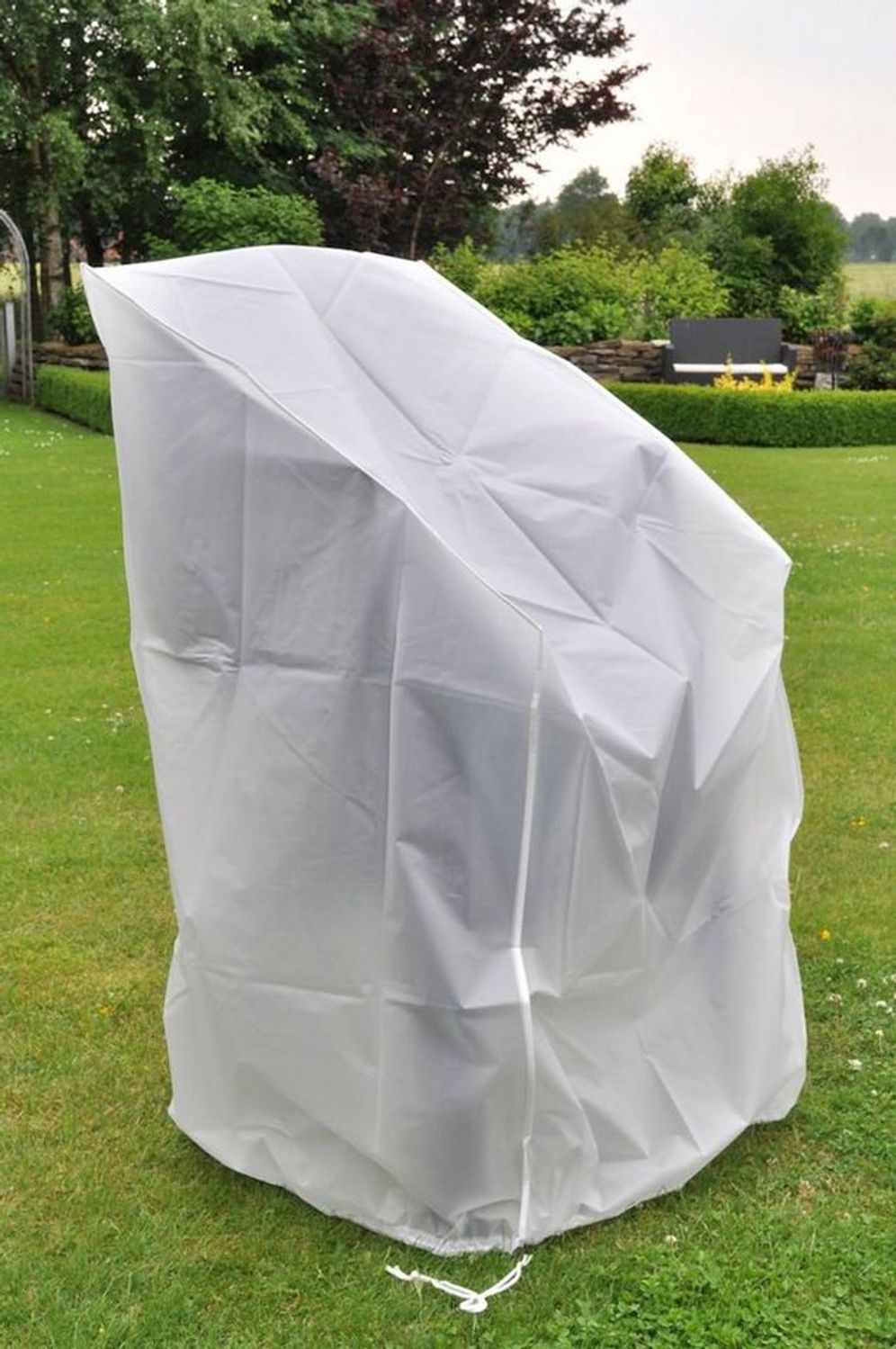Spetebo Gartenmöbel-Schutzhülle Wetterschutzhülle für Stapelstühle - 120 x 62 cm (Stück, 1-St, Schutzhülle), Wetterschutzhülle für Stapelstühle - 120 x 62 cm Bild 1