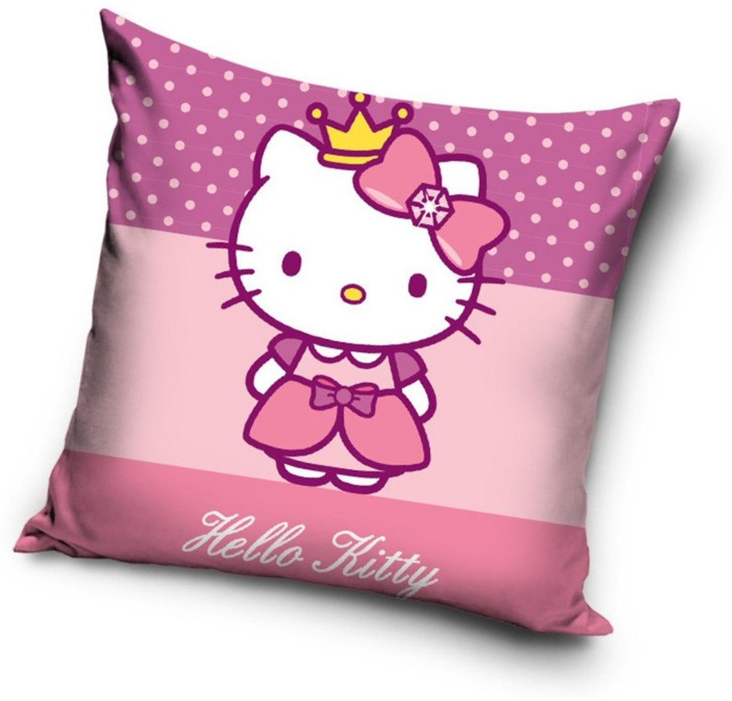Hello Kitty Dekokissen Hello Kitty Velour Kissen Dekokissen 40 x 40 cm Bild 1