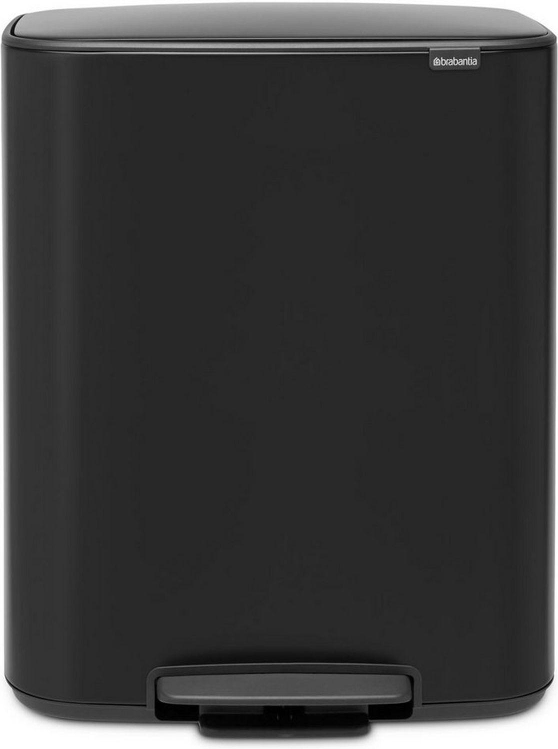 Brabantia Mülleimer Bo Treteimer, 2 x 30L, sanft schließender Deckel, mit leichter Pedalbedienung Bild 1