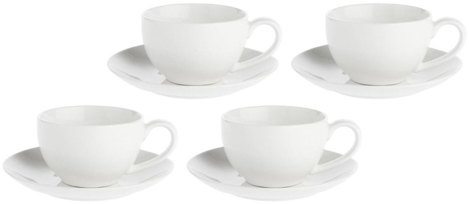 La Porcellana Bianca La Porcellana Bianca 4er Set Tassen mit Untertasse 350 ml P004200027Z Bild 1