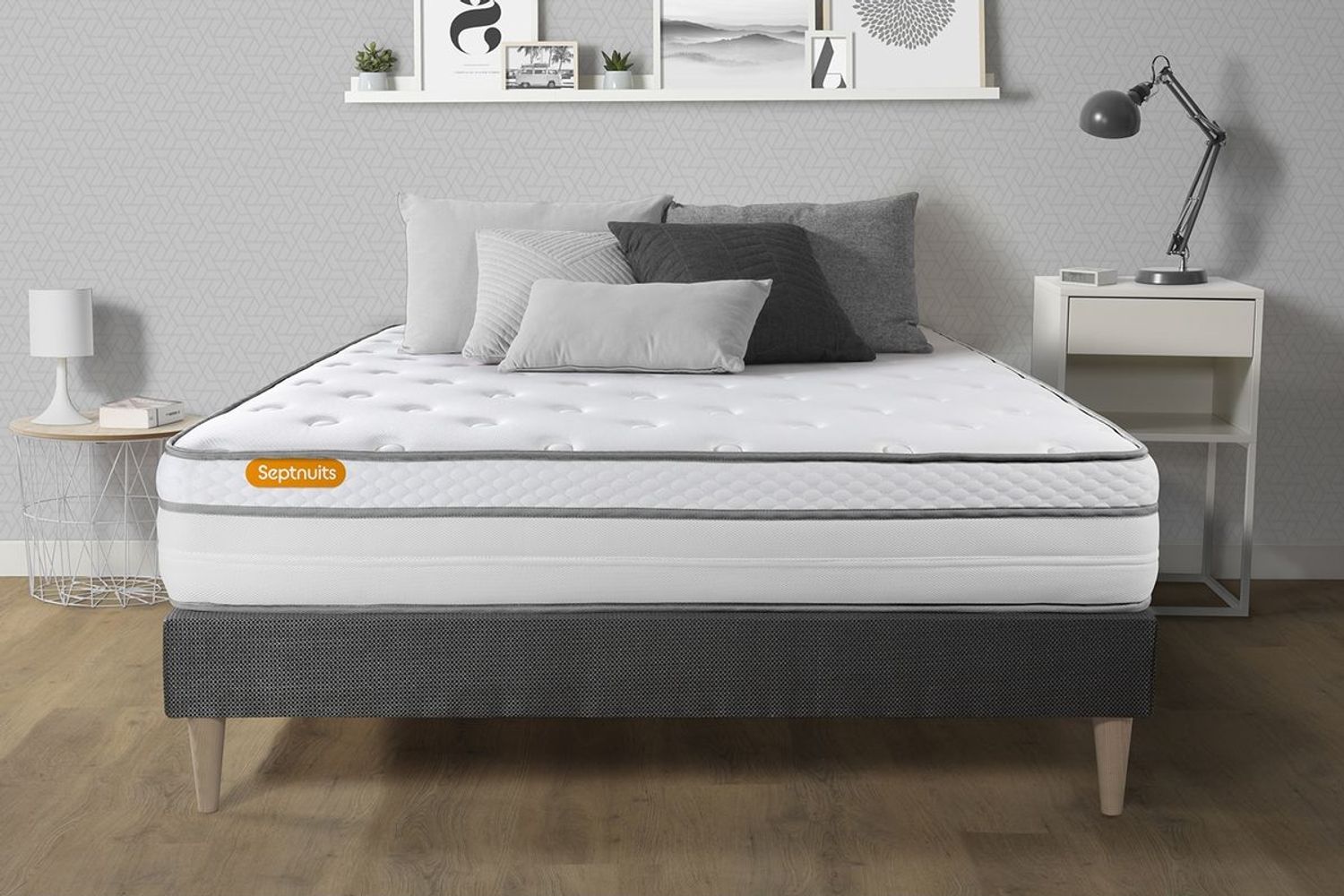 Matratzen- und Lattenrost-Set 140x200 cm - Memo Luxe Bild 1