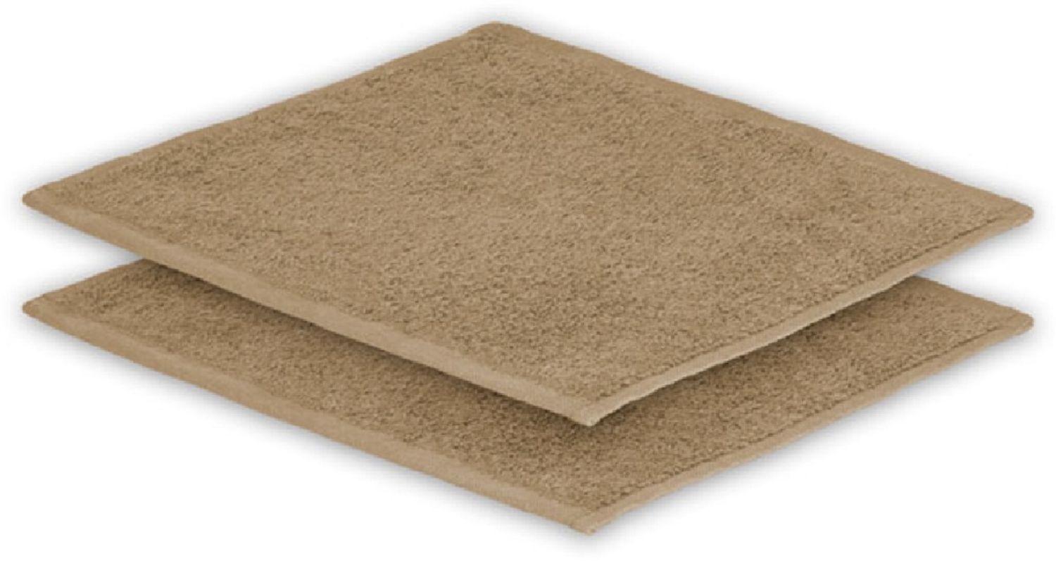 2 x Seiftuch 30 x 30 cm 500g/m² Sand Bild 1