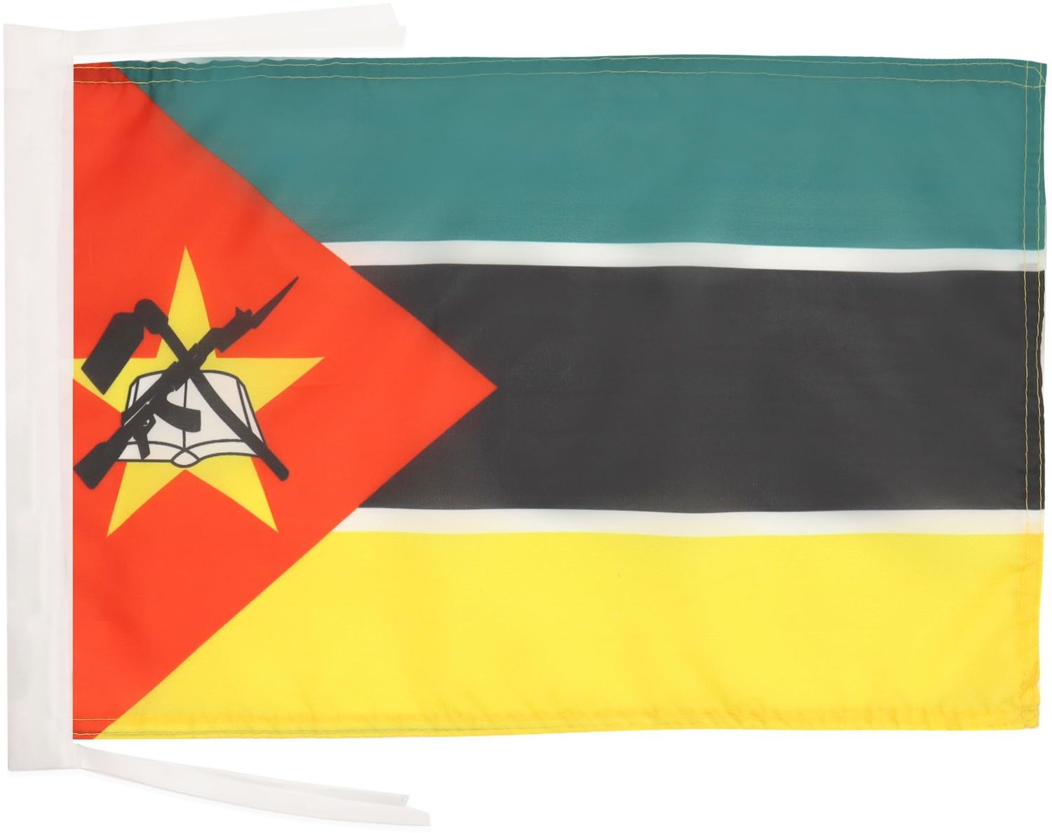 AZ FLAG - Flagge Mosambik - 45x30 cm Mit Kordel - Republik Mosambik Fahne 30x45 Cm - Flaggen Bild 1