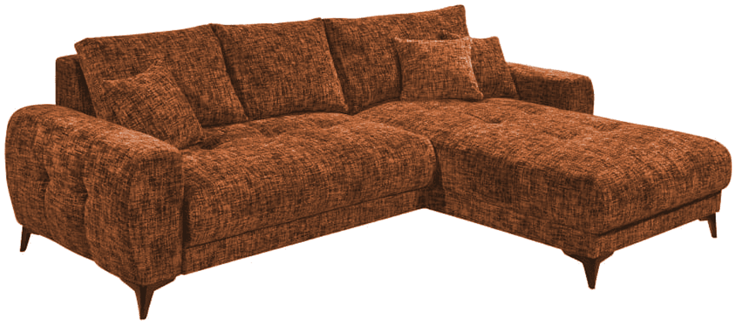 Ecksofa Belluno Schlaffunktion und Bettkasten – Ed Exciting Design, Mikrofaser & Nosagfederung, flexibel montierbar Bild 1