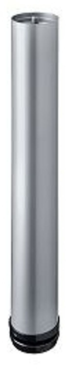 Hettich Möbelfuß 6,0 x 40 - 43 cm Aluminium-Optik - 1 Stück Bild 1