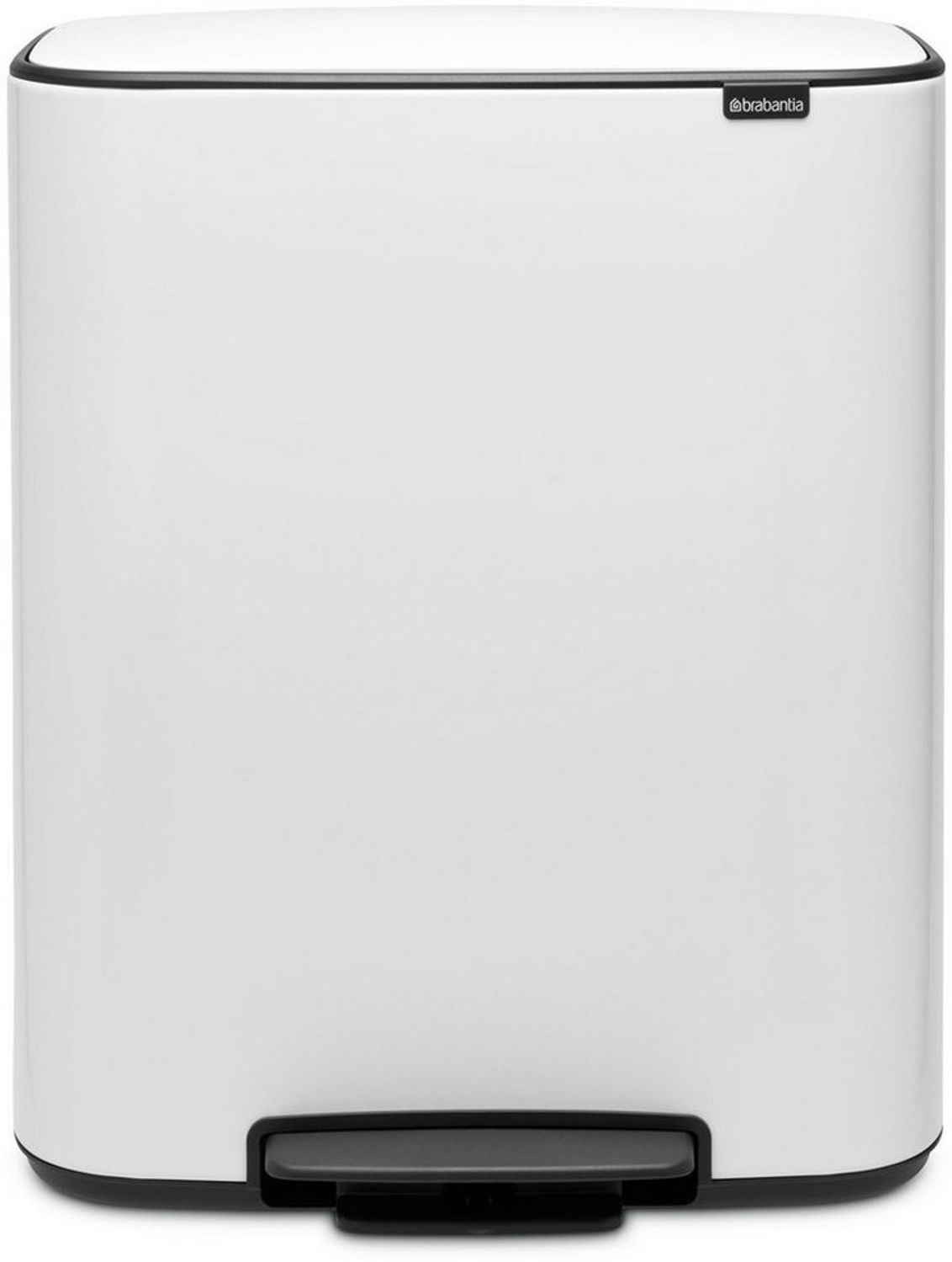 Brabantia Mülleimer Bo Treteimer, 2 x 30L, sanft schließender Deckel, mit leichter Pedalbedienung Bild 1