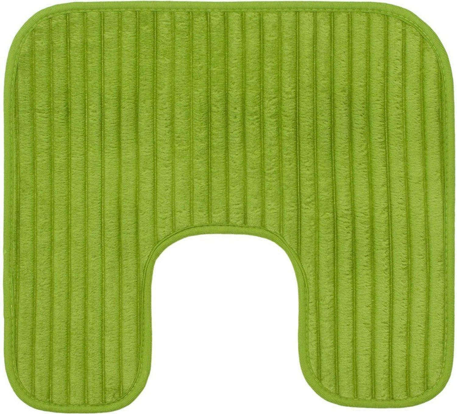 Gözze Badematte Berlin, Höhe 7 mm, rutschhemmend beschichtet, fußbodenheizungsgeeignet, Polyester, rechteckig, Badteppich, Uni Farben, Cord Optik, waschbar Bild 1