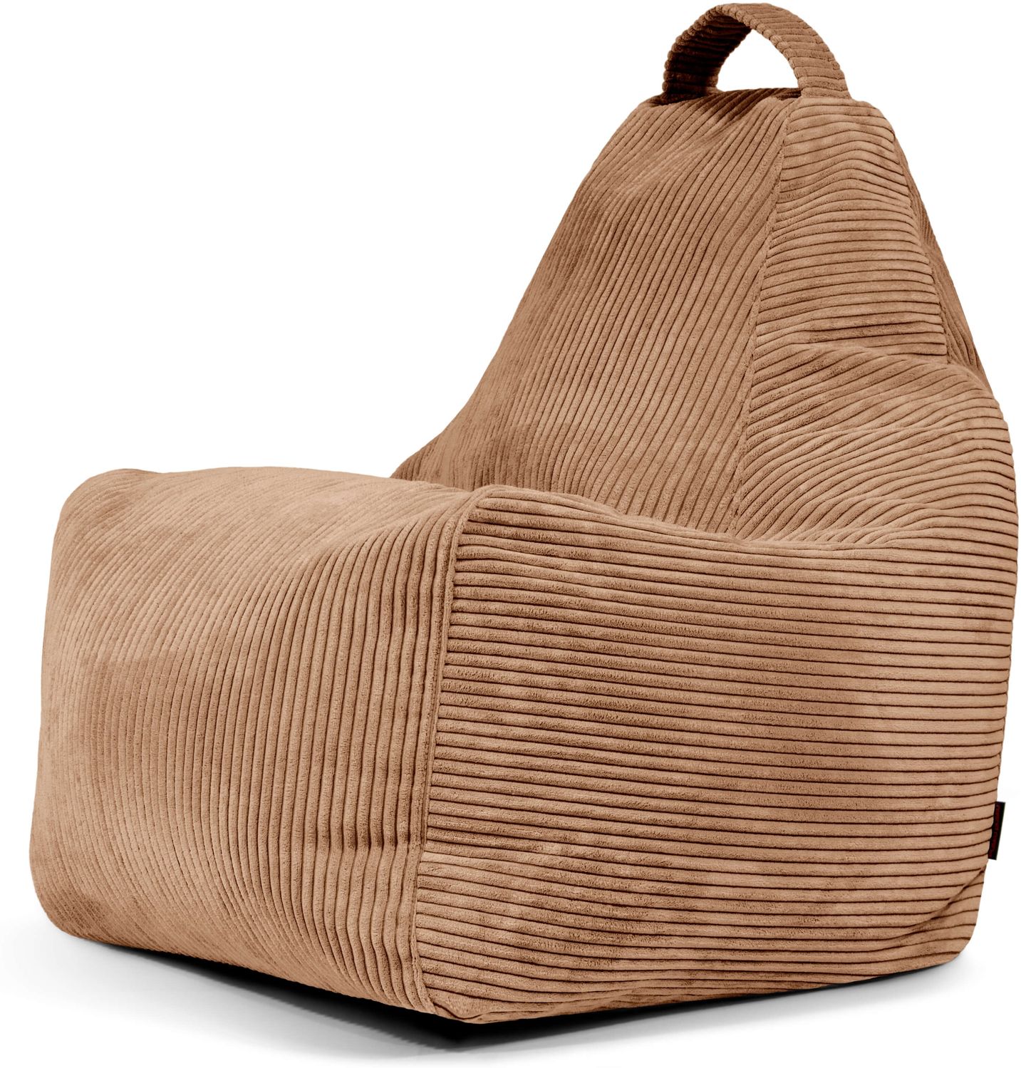 Sitzsack ‘Play‘, Bezugstoff - Waves, 100% Polyester, Sand, 85x80x80 cm. Bild 1