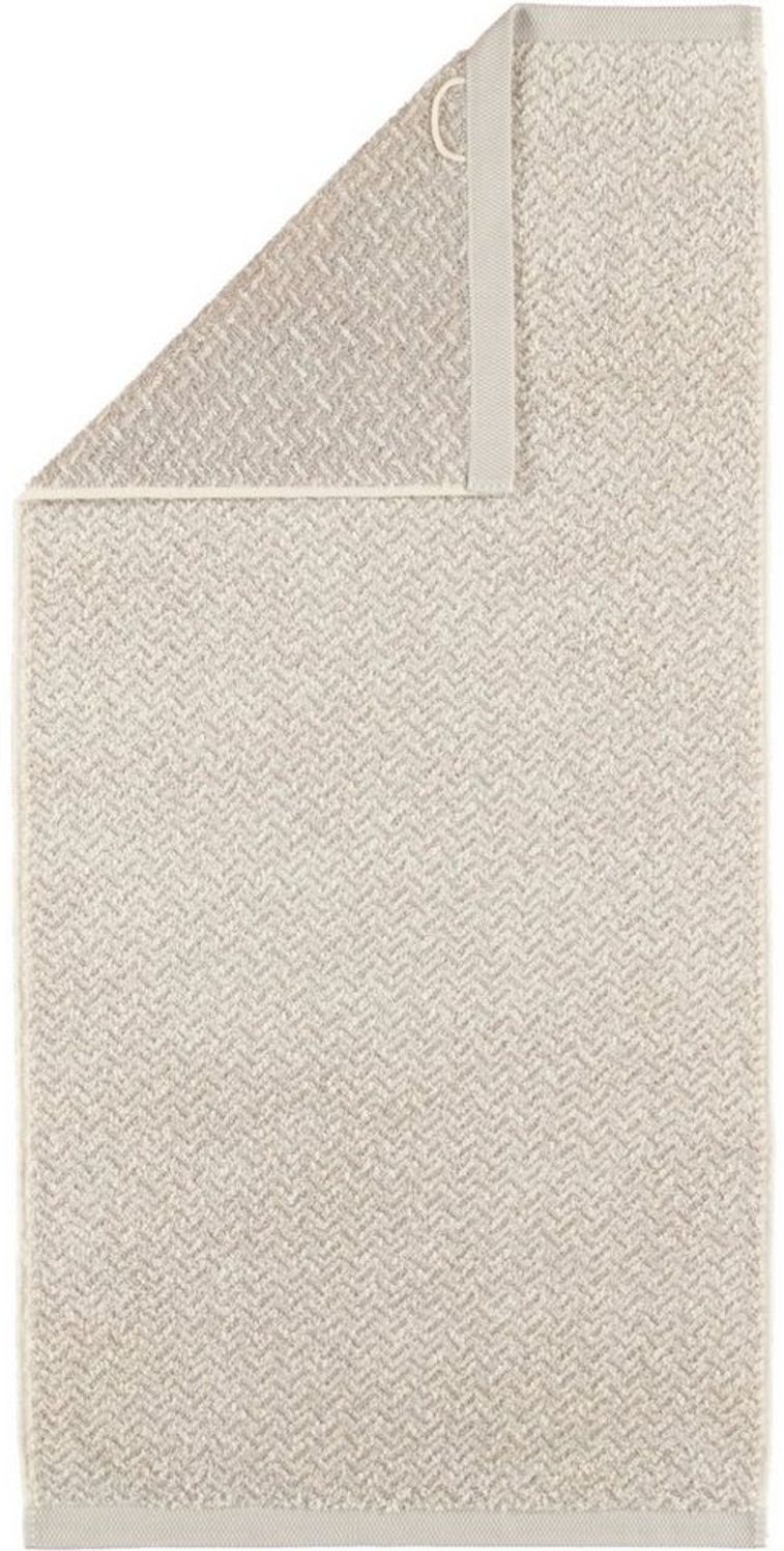 Möve Handtuch Uni Schlauchsaum Brooklyn Fischgrat Nature 50x100 Bild 1