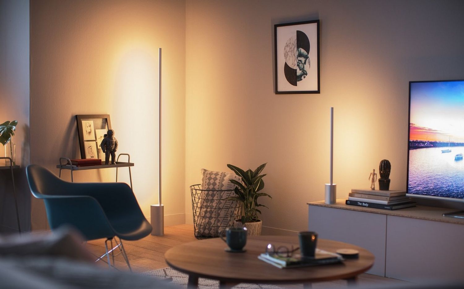 Philips Hue Gradient Signe Multicolor Table Lamp - White Bild 1