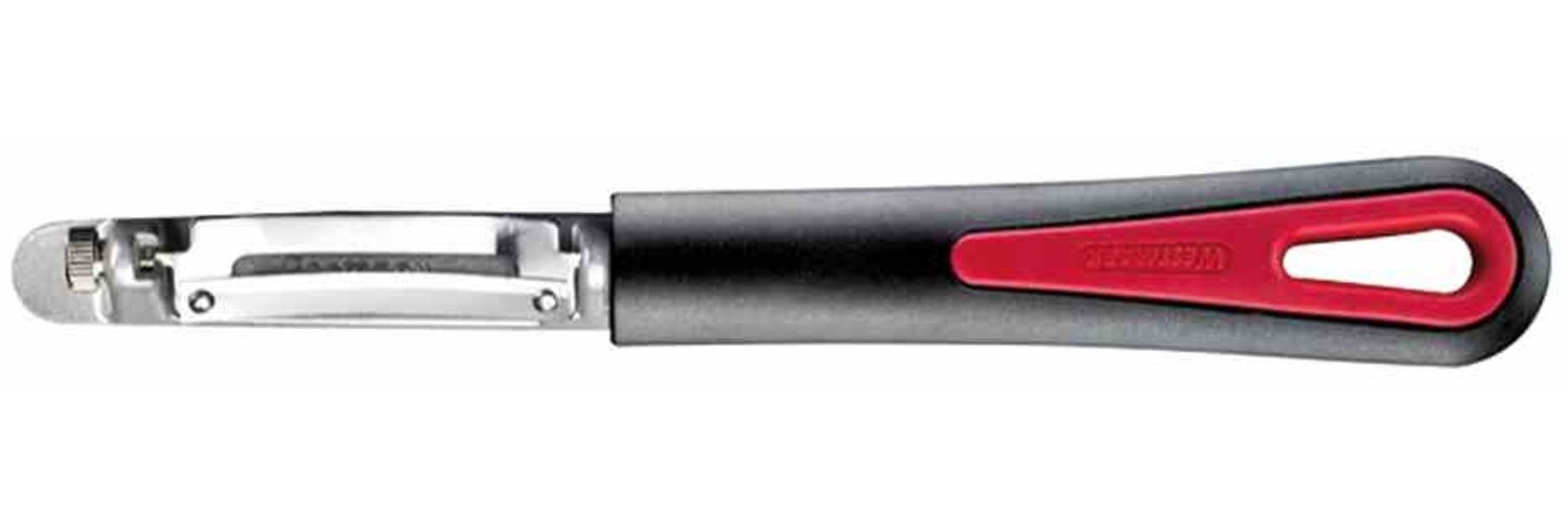 Sparschäler 18,5cm sw/ro GALLANT, gebogene Klinge Bild 1