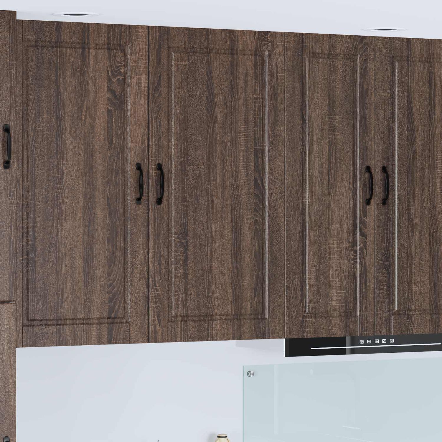 vidaXL Wandschrank PORTO Braun Eichen-Optik 50 x 31 x 100 cm 885482 Bild 1