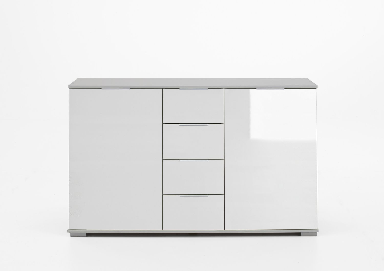 Kombikommode >Easy Plus< (BxHxT: 130x83x41 cm) in weiß - 130x83x41cm (BxHxT) Bild 1