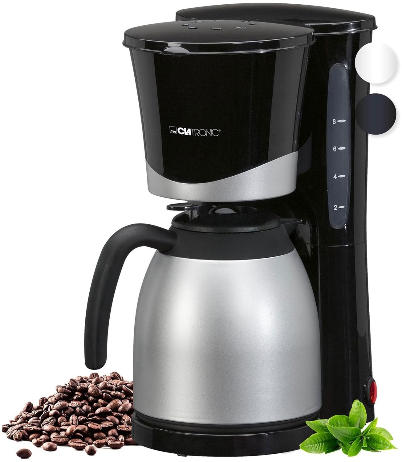 CLATRONIC KA 3327 Kaffeemaschine schwarz, 8-10 Tassen Bild 1