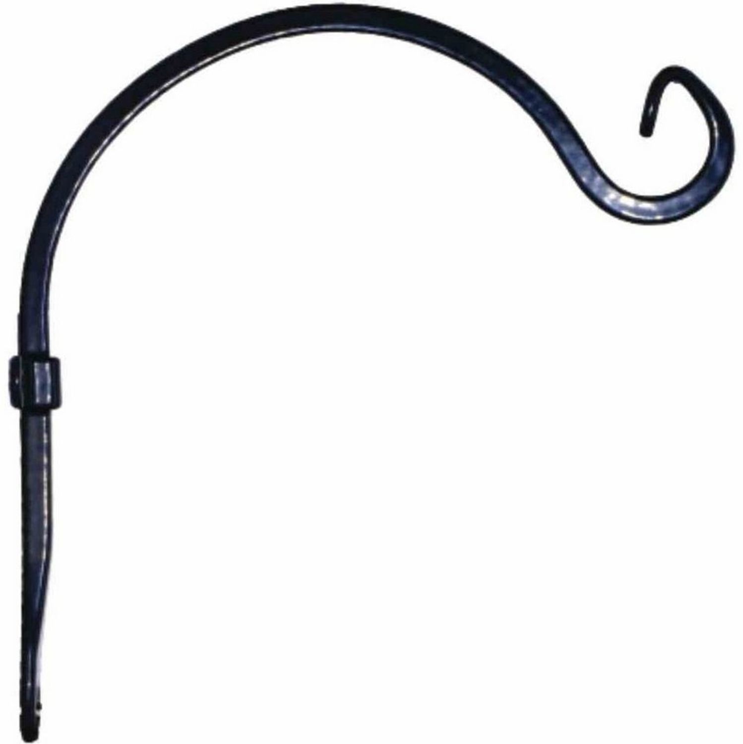 Wandhaken gebogen, 40 cm, schwarz wetterbeständig Bild 1