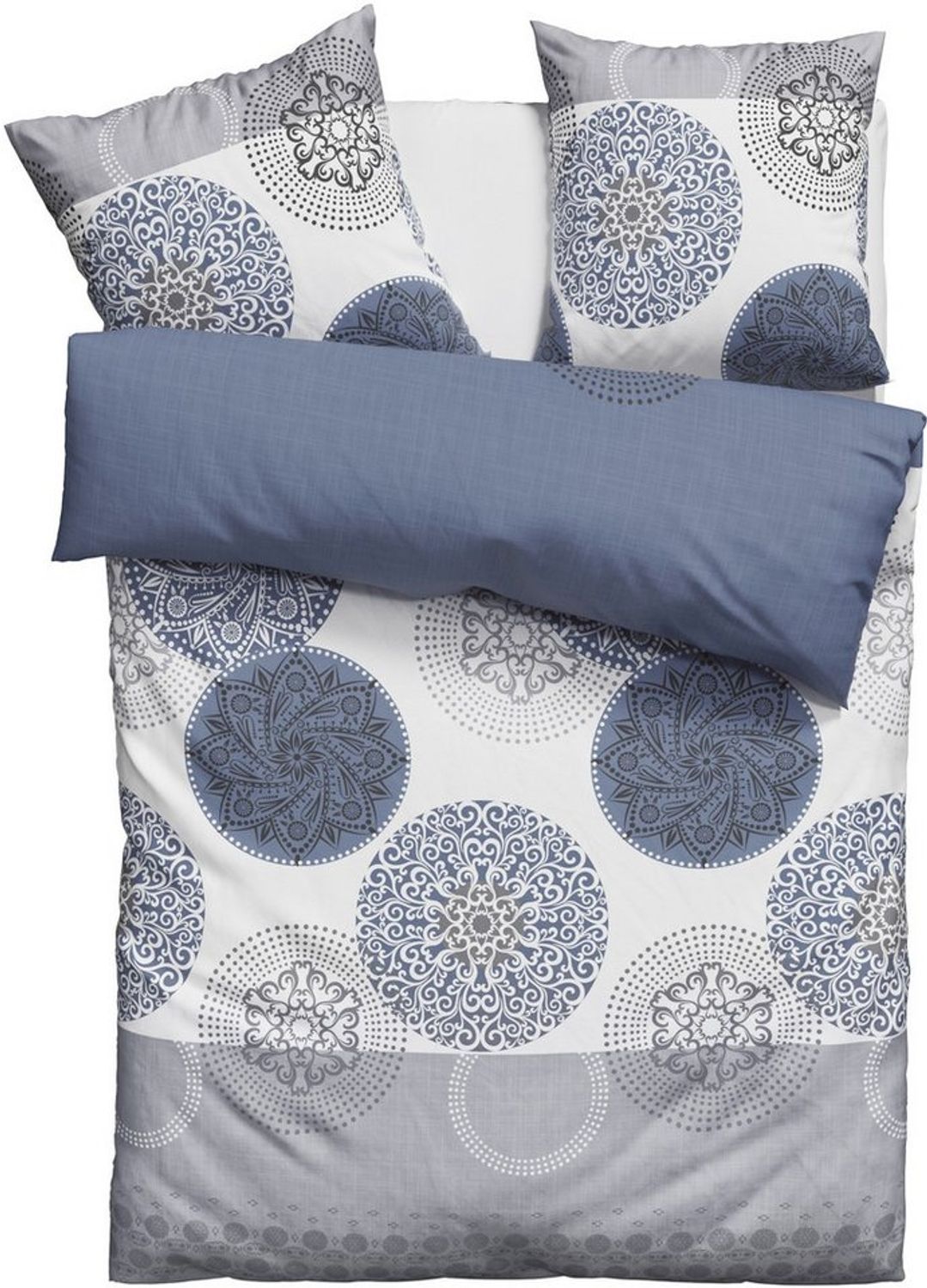 OTTO home Bettwäsche Tesso in Gr. 135x200, 155x220 oder 200x200 cm, Linon, 2 teilig, Bettwäsche mit Ornamenten und in verschiedenen Qualitäten Bild 1