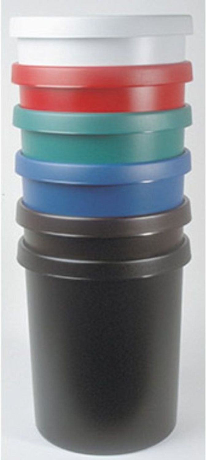 Helit Papierkorb 30l schwarz Bild 1