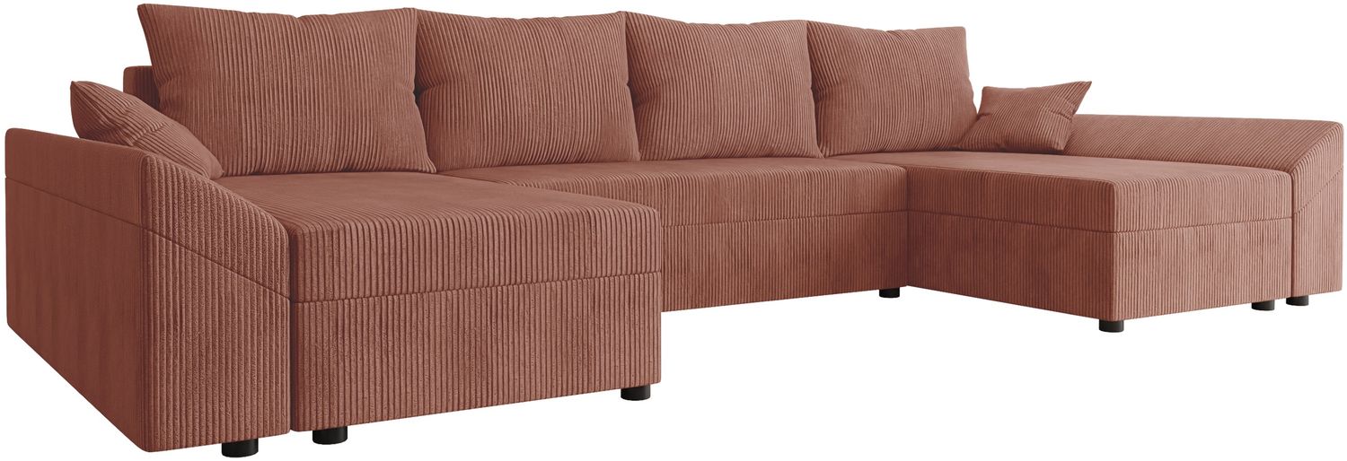 Ecksofa Chione U Cord (Farbe: Poso 29) Bild 1
