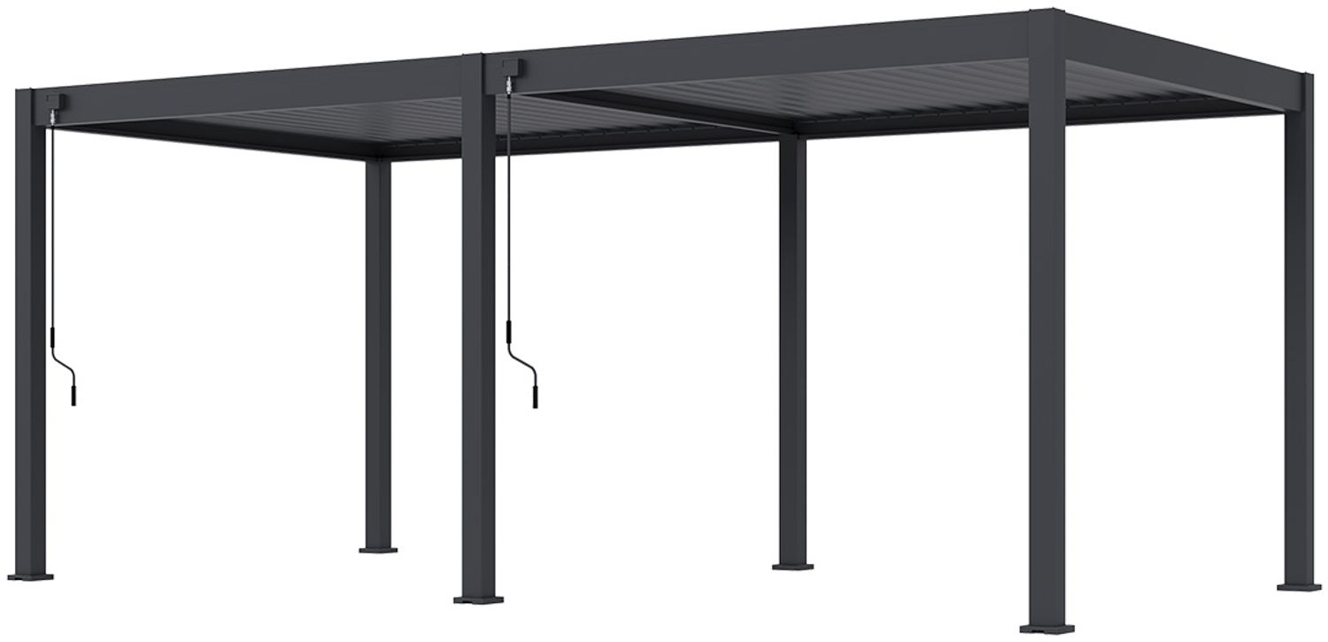 Weide 'Classic' Pergola, freistehend, Aluminium / Stahl anthrazit, 600 x 300 x 255 Bild 1