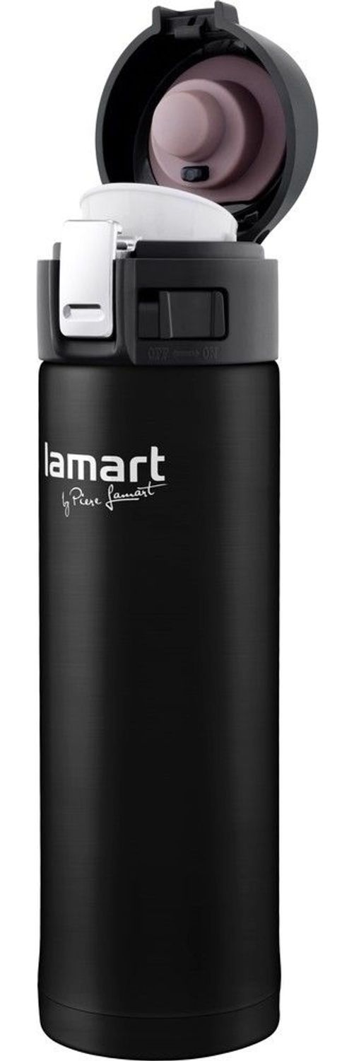Thermobecher 420 ml schwarz LT4045 Lamart Bild 1