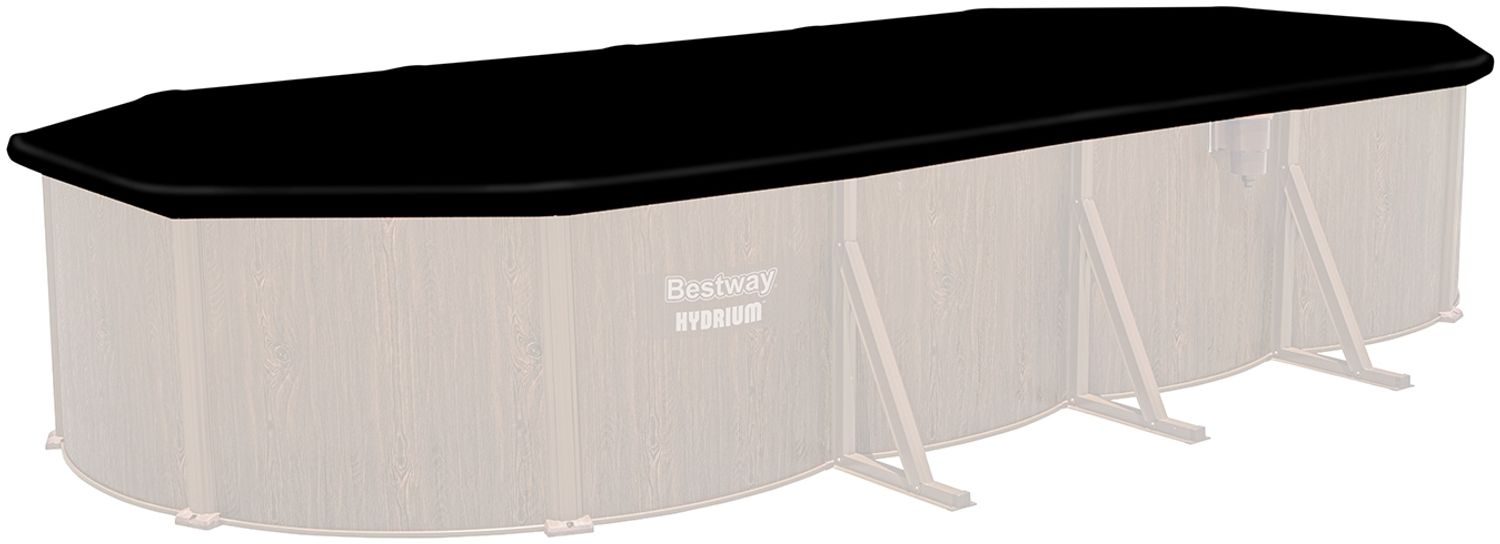 Bestway® Ersatzteil Abdeckplane (schwarz) für Hydrium™ Stahlwandpool 730 x 360 x 130 cm, oval Bild 1