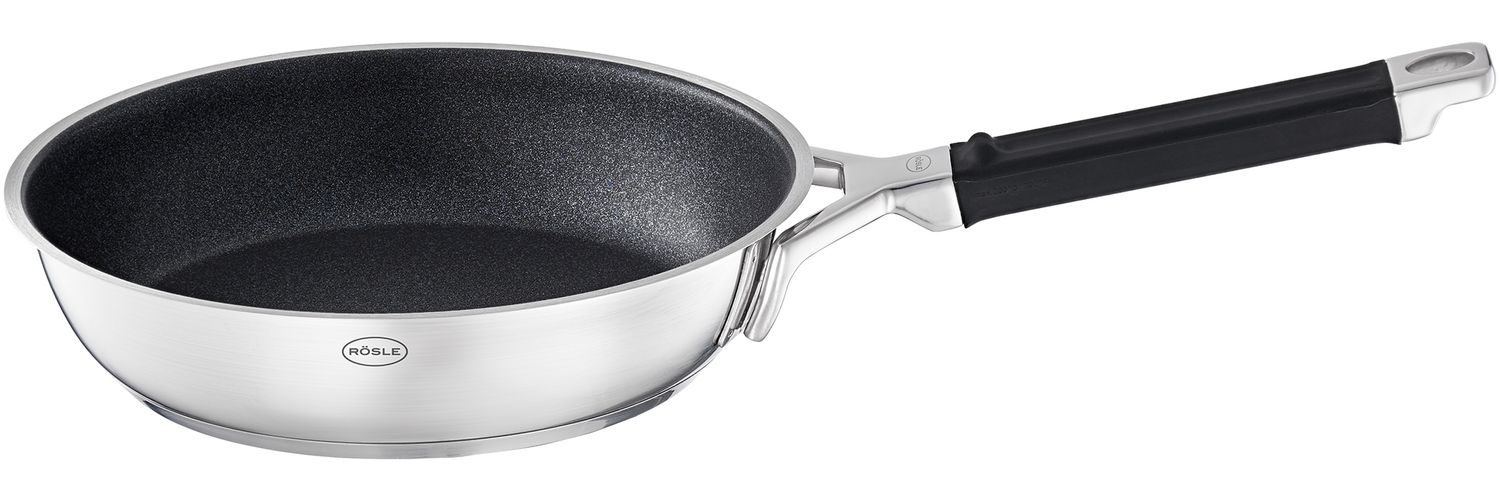 Rösle 'Silence Pro' Bratpfanne antihaftend, Edelstahl, 24 cm Bild 1