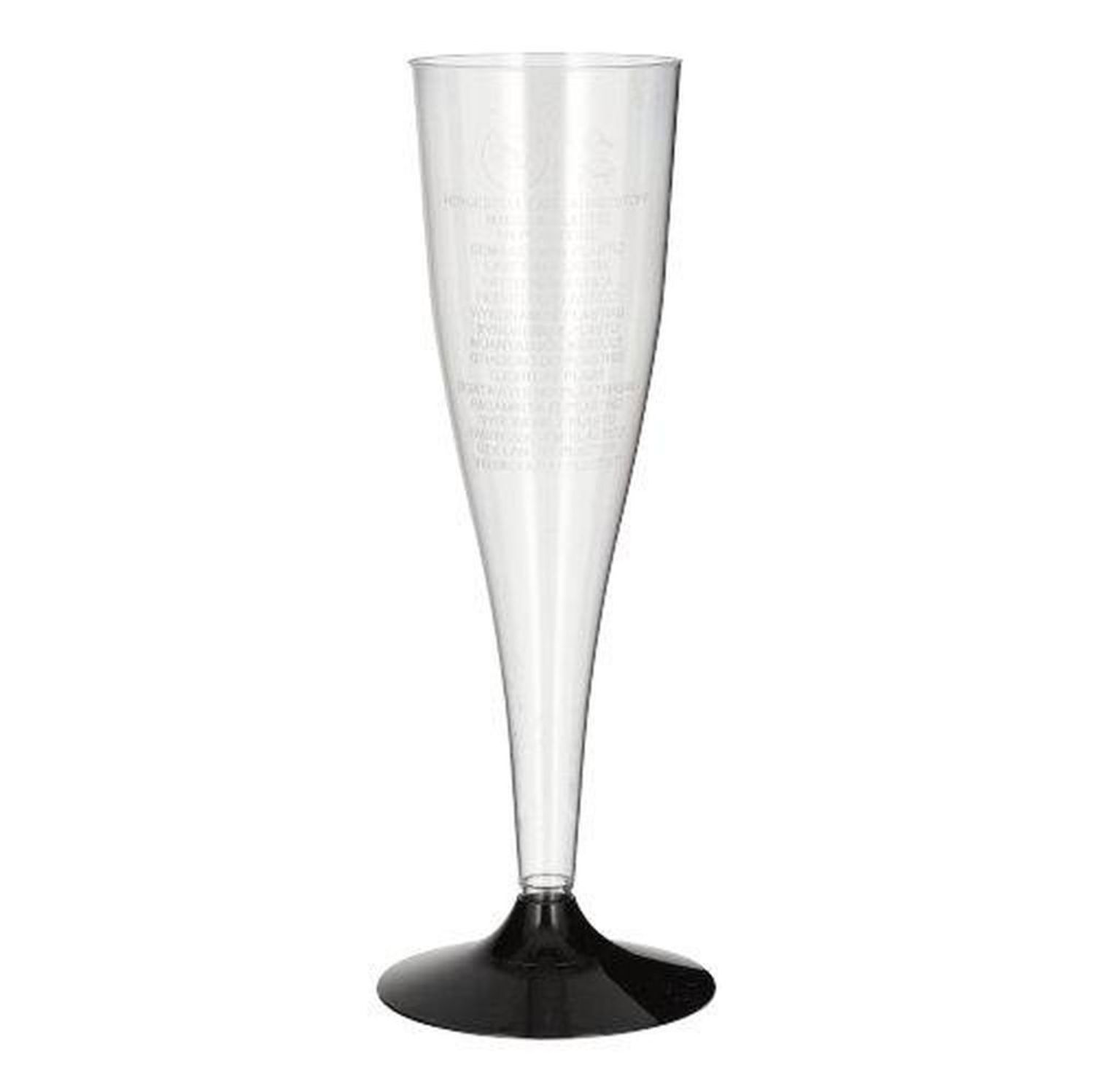 20 Stiel-Gläser für Sekt, PS 0,1 l Ø 5 cm · 17,5 cm glasklar Bild 1
