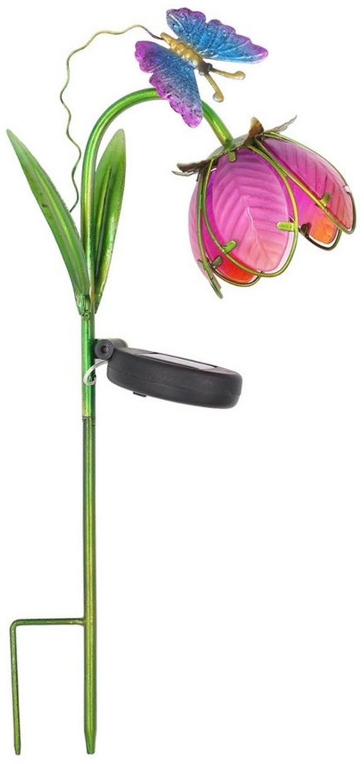 HTI-Living LED Solarleuchte Solarlampe Blume Soley, Gartenstecker Bild 1