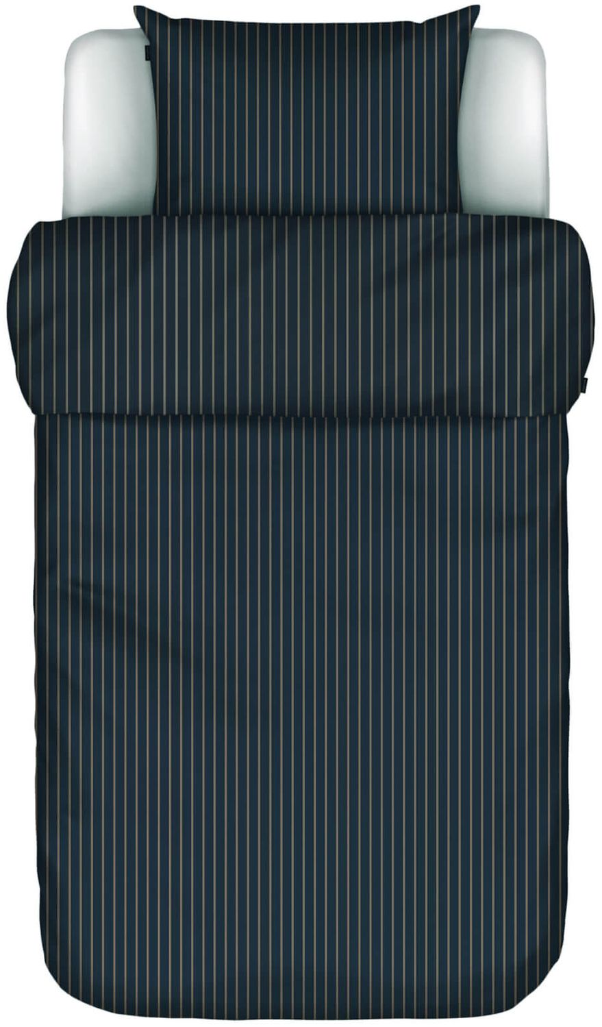 Marc O'Polo Bettwäsche Mulji Deep Blue Satin 200 x 200 + 2x 80 x 80 cm Bild 1
