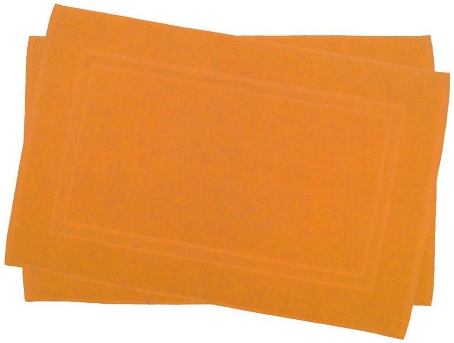 Julie Julsen Badematte 2-Badematte-Orange-50x80 cm, Baumwolle, Doppelrahmen Bild 1