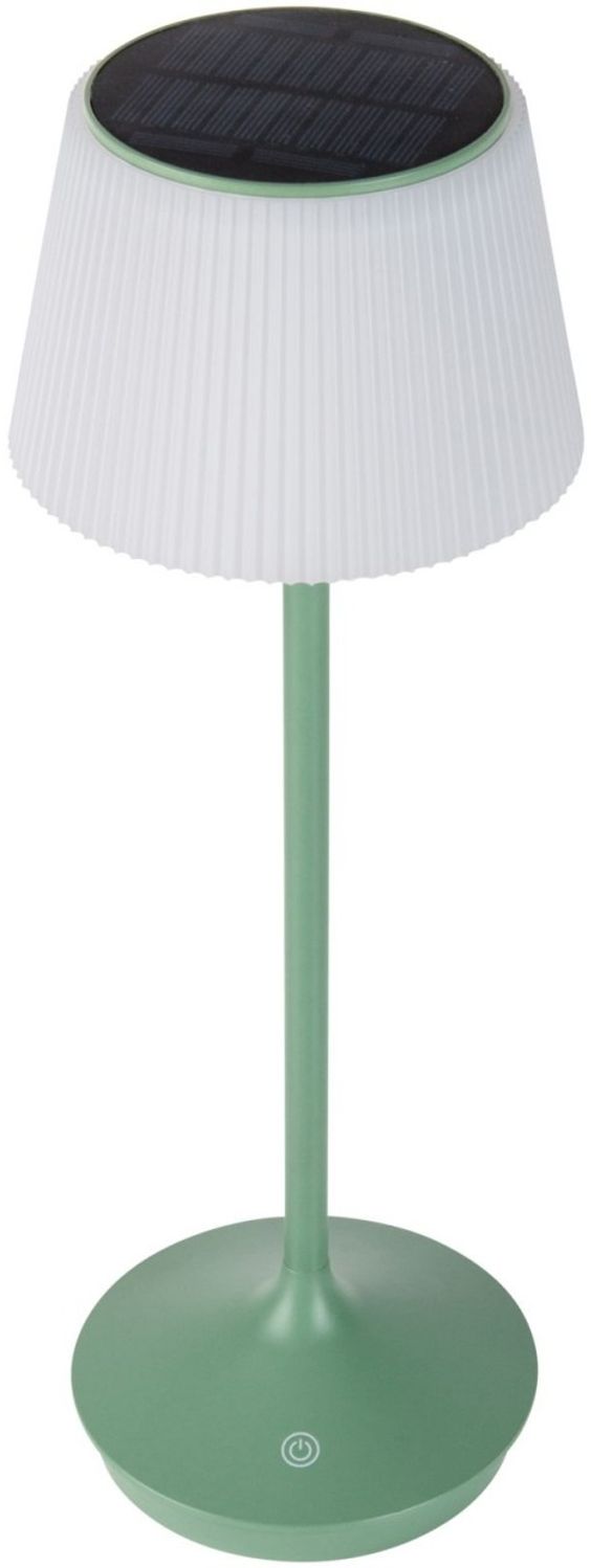Tischlampe kabellos Outdoor Solar Tischleuchte Dimmbar Solarleuchte Grün 5310717 Bild 1