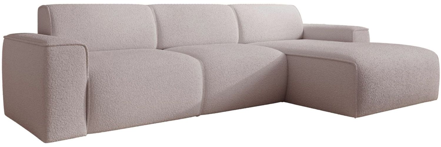 Selsey 'Bouvi' Ecksofa, Ottomane rechts, beige, Bouclé Bild 1