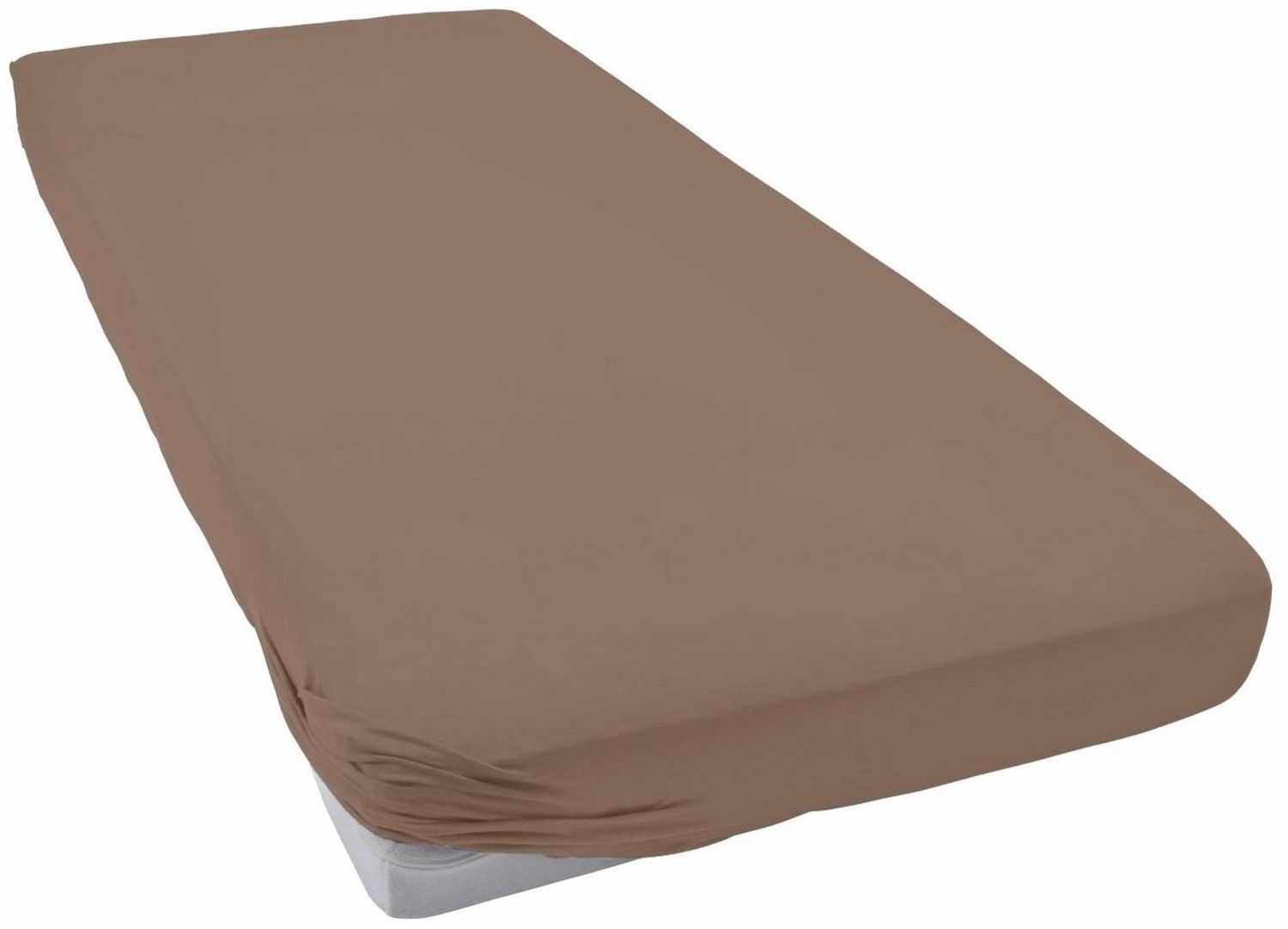 ESTELLA Spannbetttuch Zwirnjersey | Bahama | 100x200 cm | passend für Matratzen 90-120 cm (Breite) x 200-220 cm (Länge) | trocknerfest und bügelfrei | 97% Baumwolle 3% Elastan Bild 1