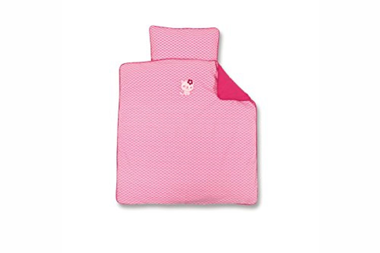 Baby Boum 'Kitty' Bettbezug-Set 80x80 cm, fuchsia pink Bild 1