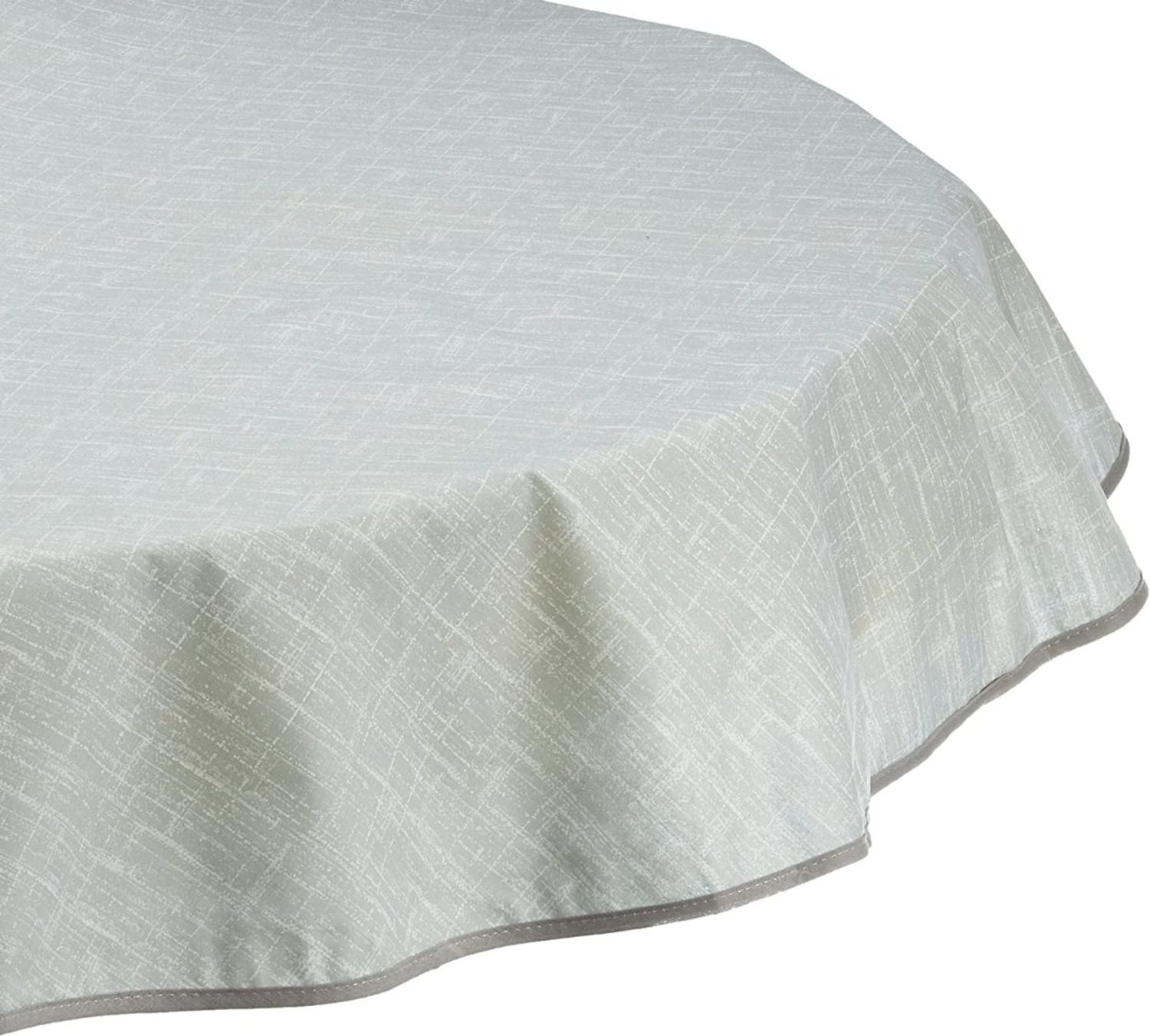 Tischdecke rund 130cm grau-marmoriert Bild 1