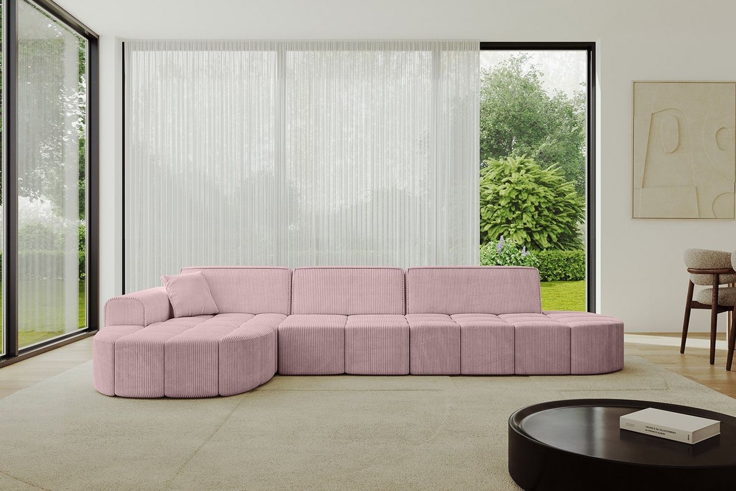 ALTDECOR Ecksofa Livo-L2, Sofa Praktische Bequeme Funktionsecke Couch L-Form Eckcouch, Corner Sofa L-Form Vielseitige Sofa Wohnlandschaft Wohnzimmer Bild 1