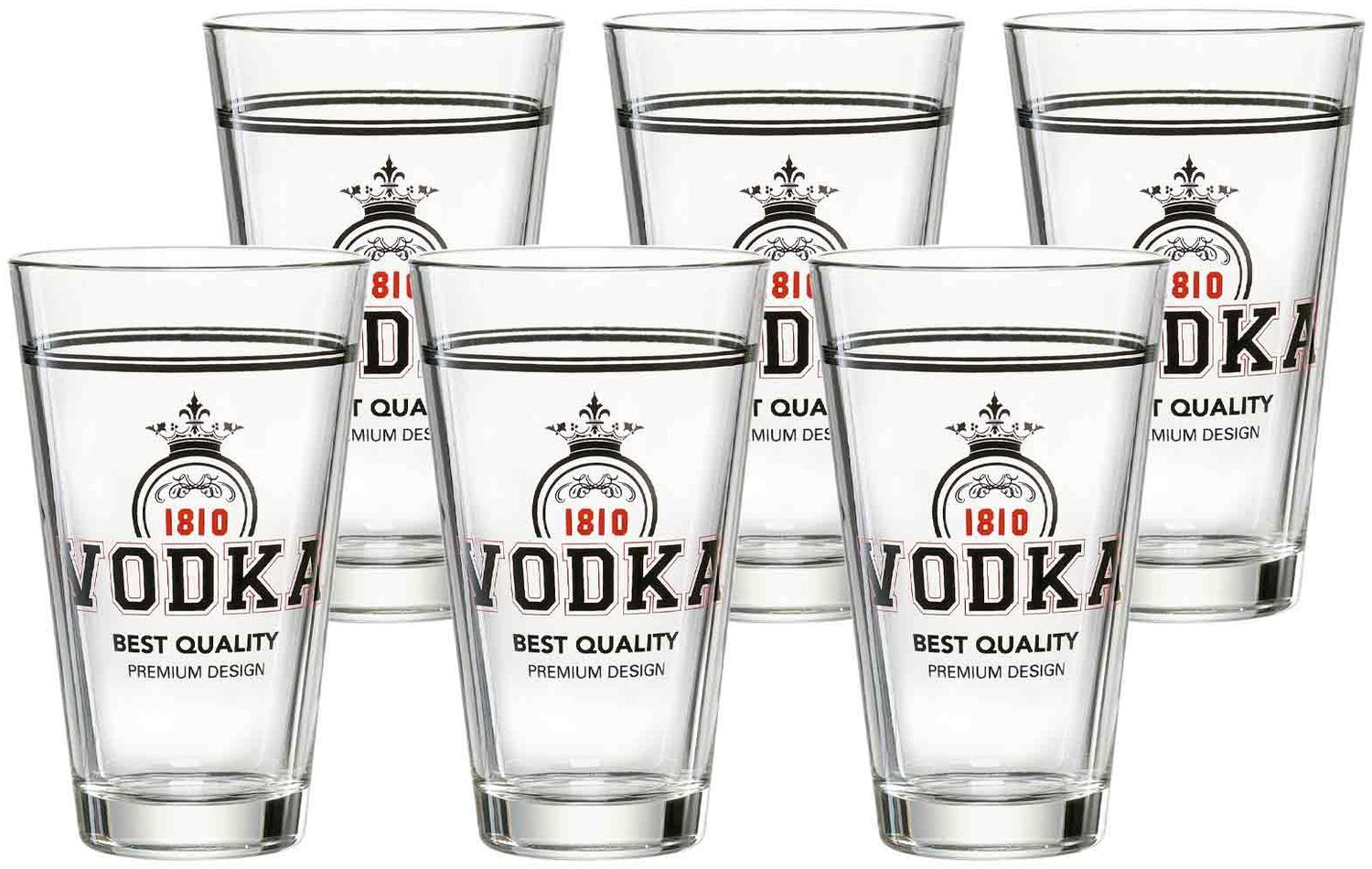Ritzenhoff & Breker SPIRITS Vodka Becher 330 ml 6er Set Bild 1