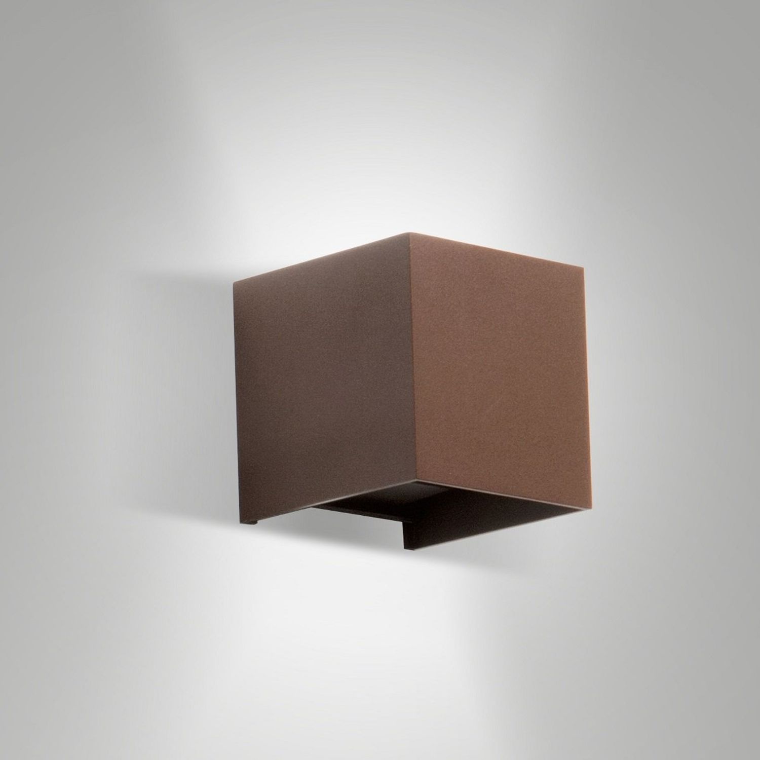 Fabas Luce 6541-21-284 LED Wandleuchte Cuba 10x10xcm corten 3000K IP54 Bild 1