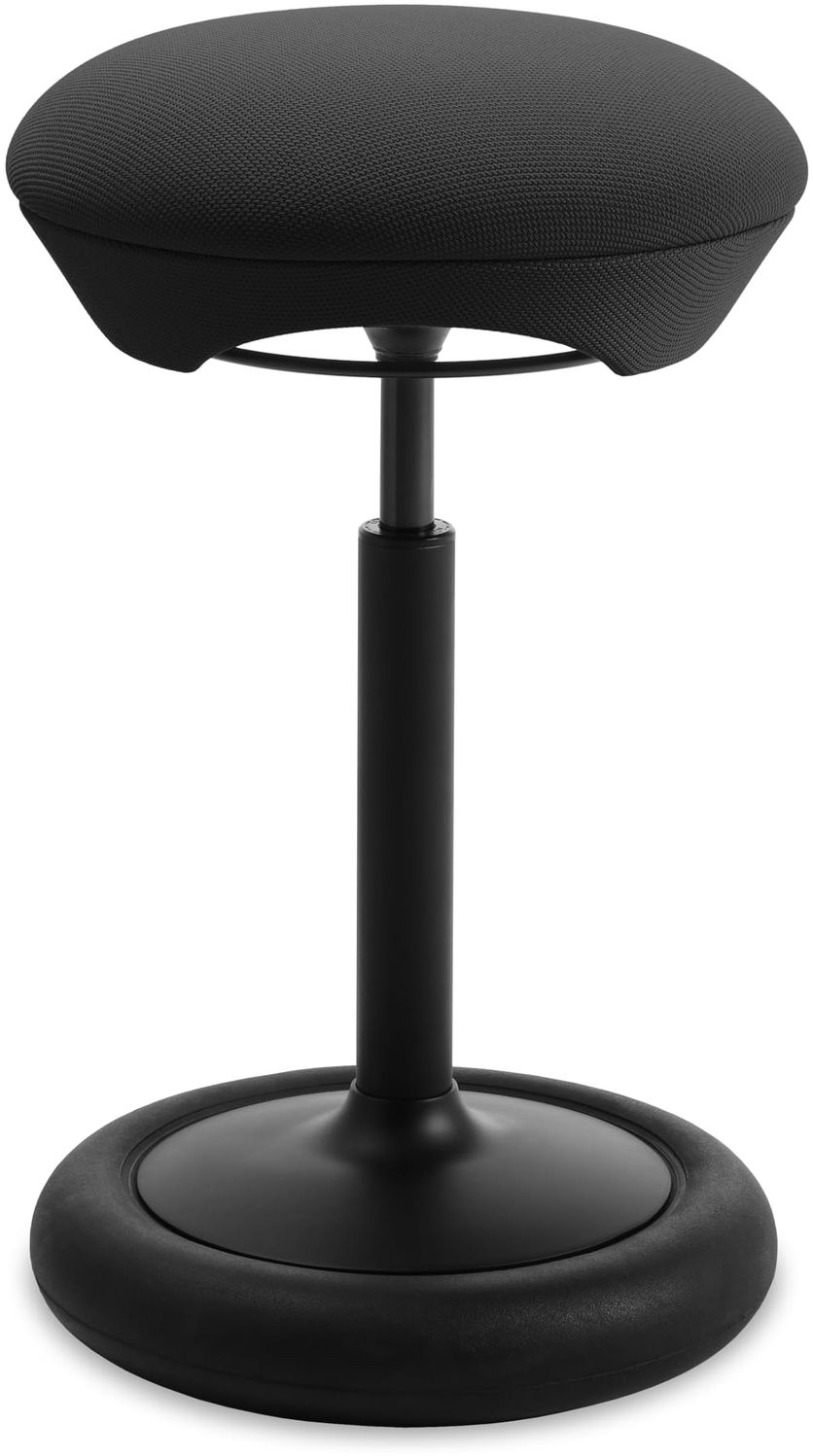 Topstar SITNESS HOP HIGH | Ergonomischer Sitzhocker mit dreidimensionaler Bewegung | Sitness-Technologie | Made in Germany | Farbe: schwarz/schwarz Bild 1