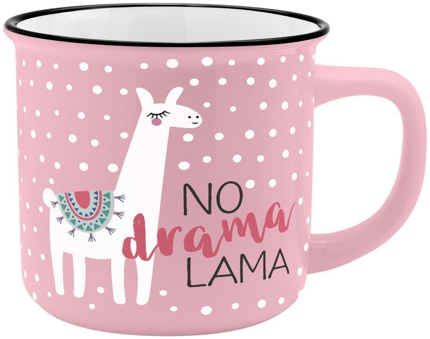 Sheepworld Becher, No drama Lama, 11 x 8,4 x 9 cm Bild 1
